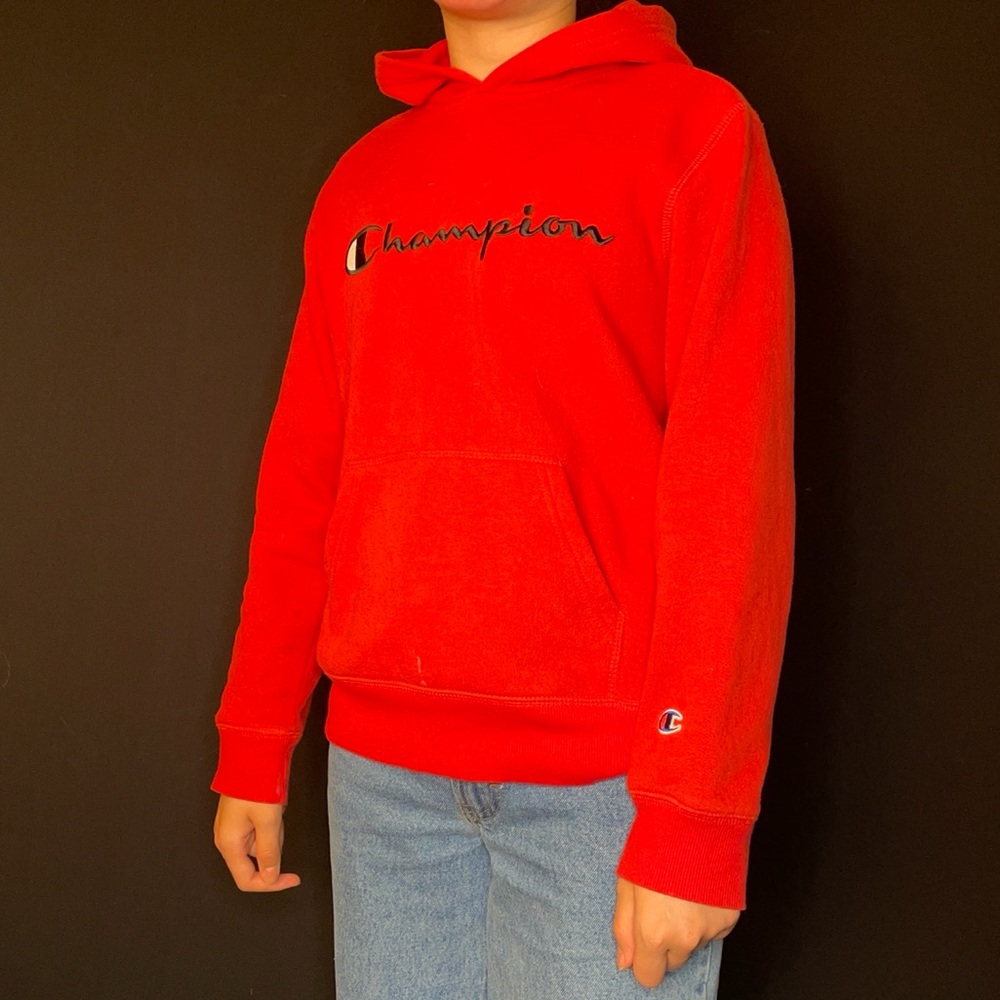 Champion kids red hoodie